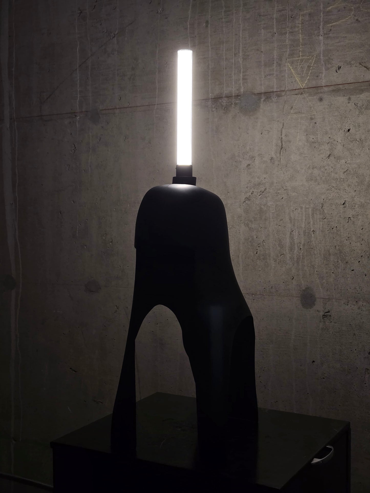 Rick Owens AW22 "STROBE" Black 'HEDJET' Helmet Lamp