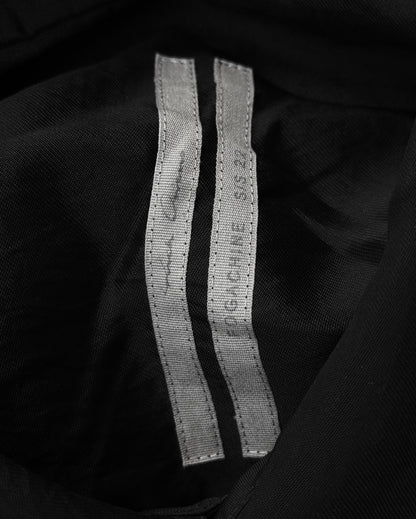 Rick Owens SS22 “FOGACHINE” Silk Fog-pocket Jumbo Flight Vest