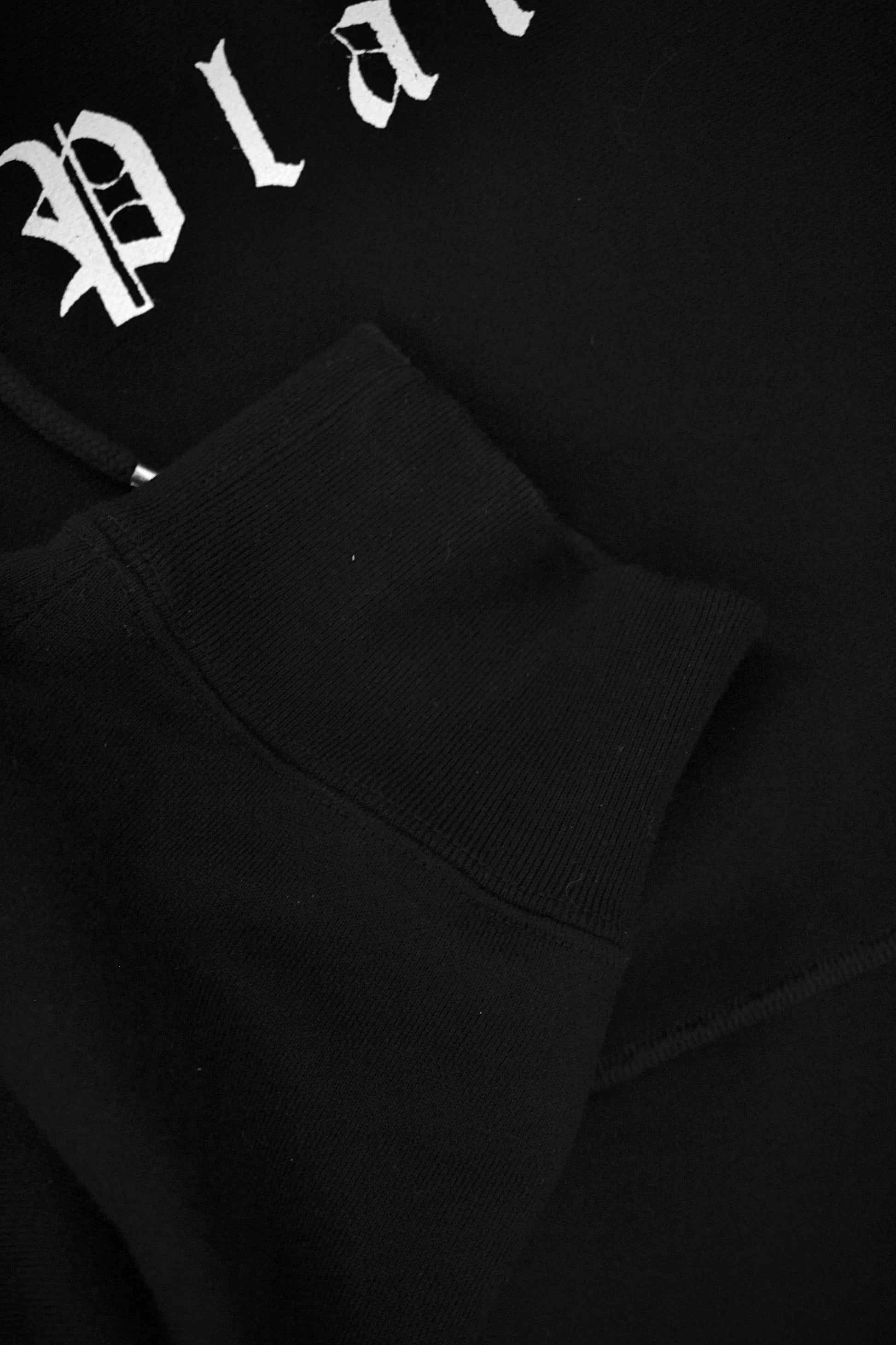 TakahiroMiyashita TheSoloist. SS25 "PLAINSONG" Cotton Terry Raglan Hoodie detail | DRIEW GARMENTS