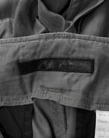 Julius_7 SS11 “Chaos; Ontological Anarchism” Gas-Mask Cargo Shorts