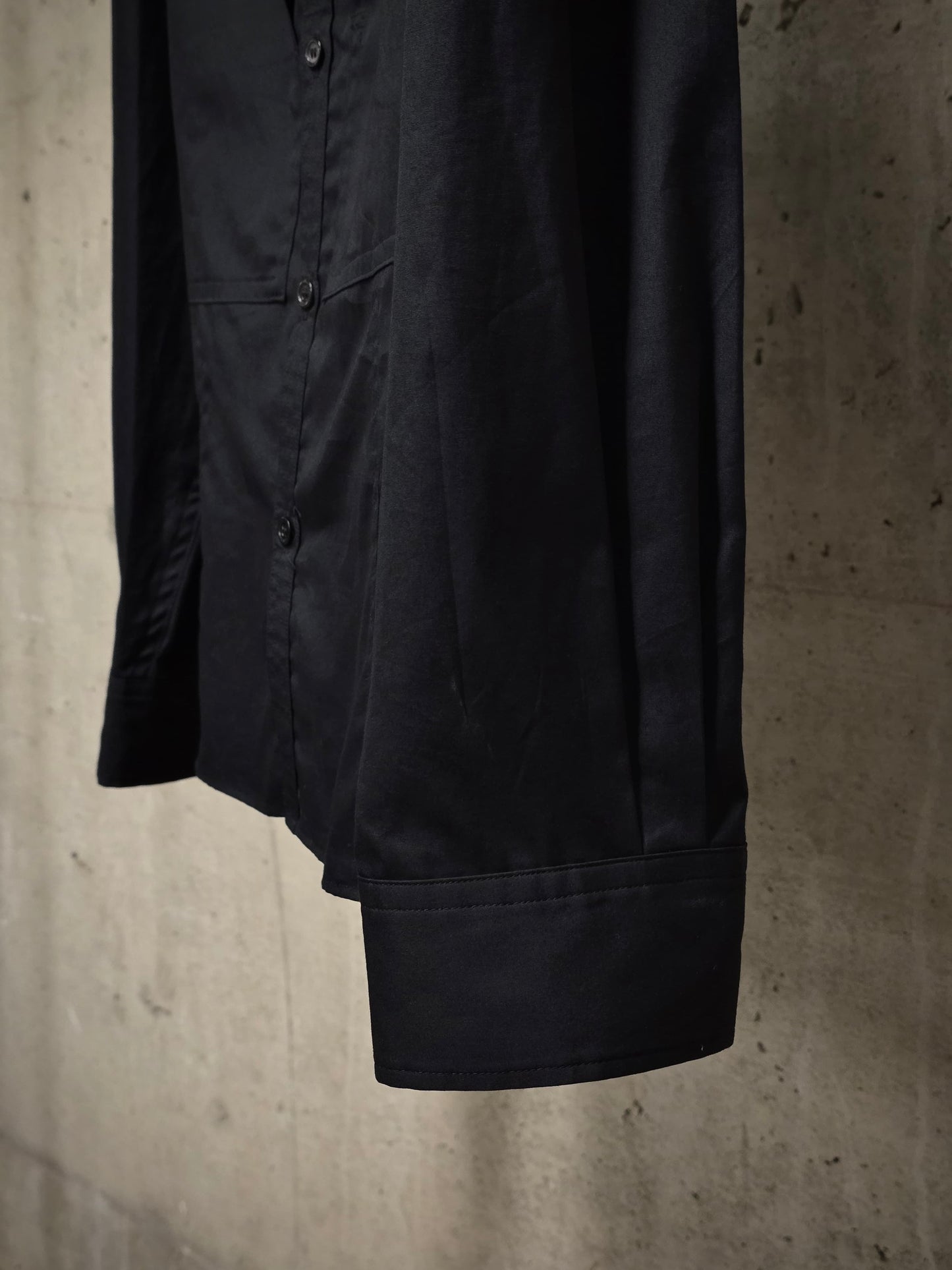 Yohji Yamamoto POUR HOMME AW12 Vertical Chest Pocket Button-Up Shirt