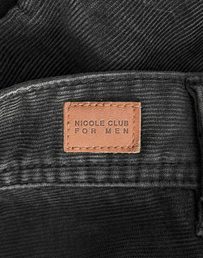 NICOLE CLUB FOR MEN Early 00s Coduroy Studded Bootcut Pants