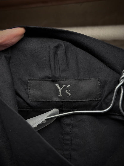 Yohji Yamamoto Y's by Yohji Yamamoto SS15 Twisted High Neck Collar Shirt detail | DRIEW GARMENTS