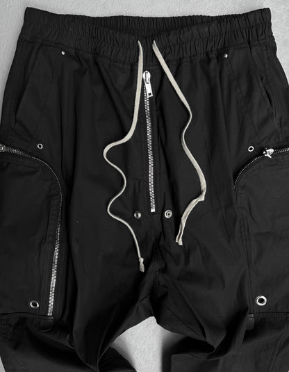 Rick Owens SS24 “LIDO” Cropped Bauhaus Cargo Pants