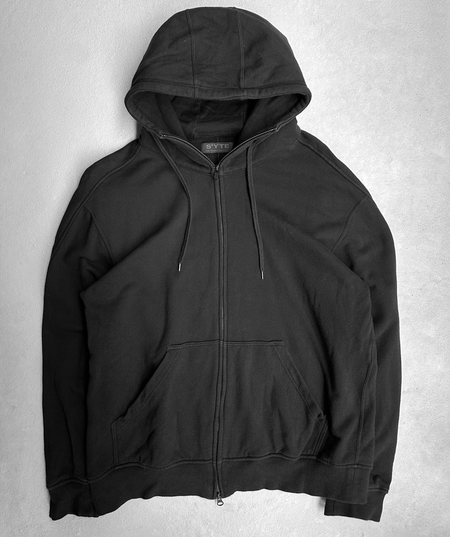 S’YTE by Yohji Yamamoto “BLACK Crow” Graphic Zip-up Hoodie