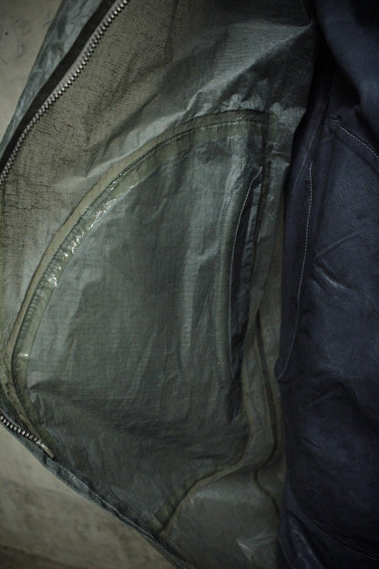Carol Christian Poell 'LOM/2400 ROOLS-PTC/29' Reversible Object-dyed Kangaroo Leather Parachute Parka detail | DRIEW GARMENTS