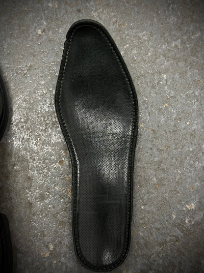 Carol Christian Poell 'AM/2757SP-IN CORSS-PTC/12' Object Dyed Goodyear Prosthetic Spur Biter Crimp Front Boots