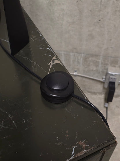 Rick Owens AW22 "STROBE" Black 'HEDJET' Helmet Lamp