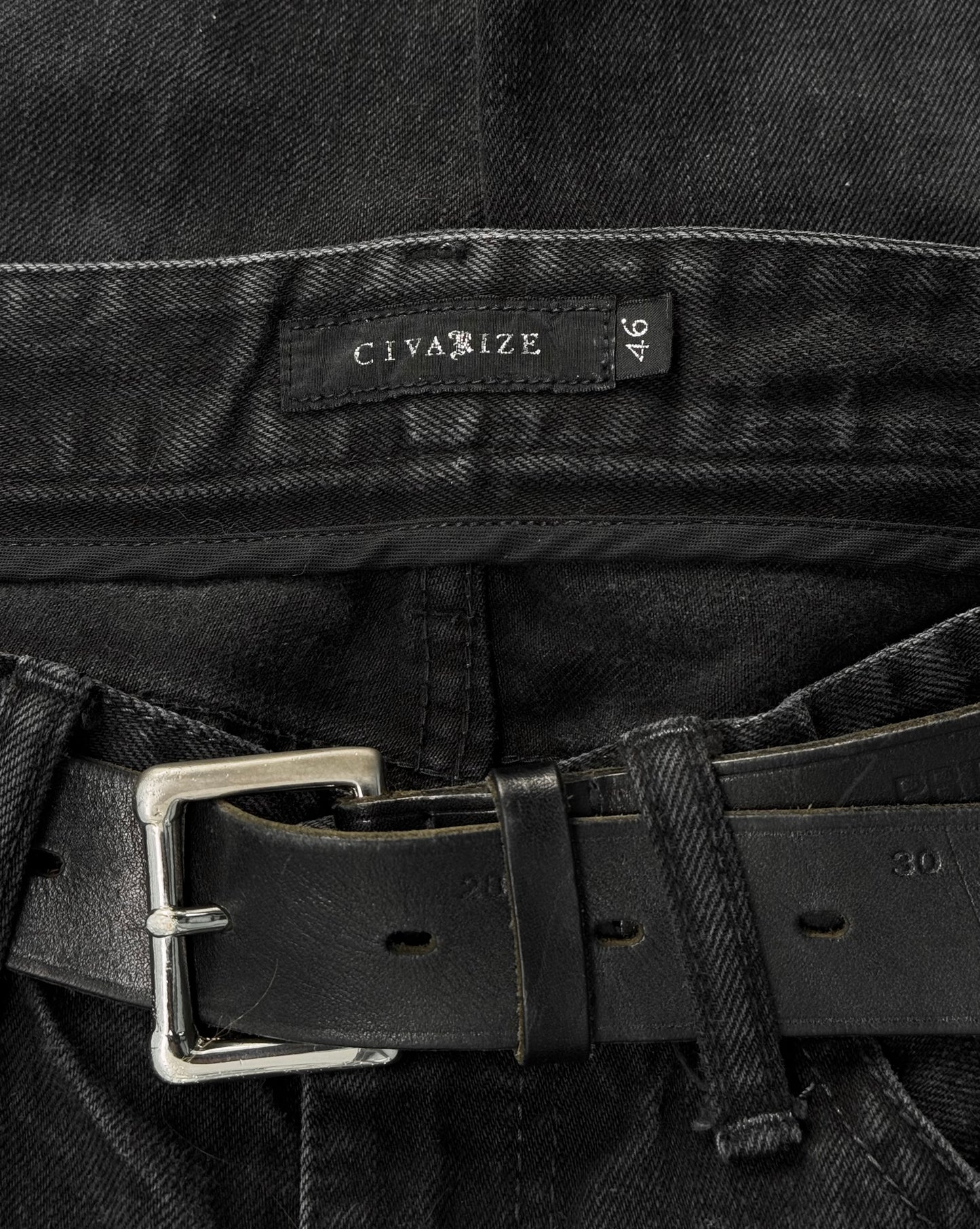 CIVARIZE Early 00s Washed Grey Bootcut Denim