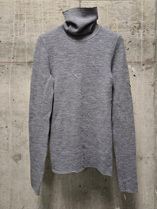 DEEPTI Collection °016-017 'K-075 RIFT-35/33 Reversible Knitted Longsleeve High Neck