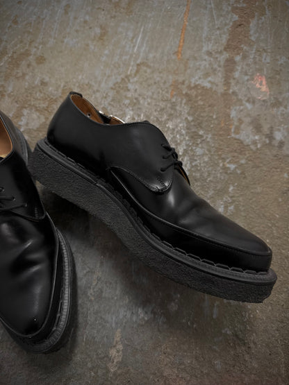 COMME des GARÇONS HOMME PLUS x George Cox AW17 Pointy Toe Crepe Derbies detail | DRIEW GARMENTS