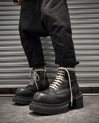 Rick Owens SS24 "LIDO" Low Army Bogun Boots