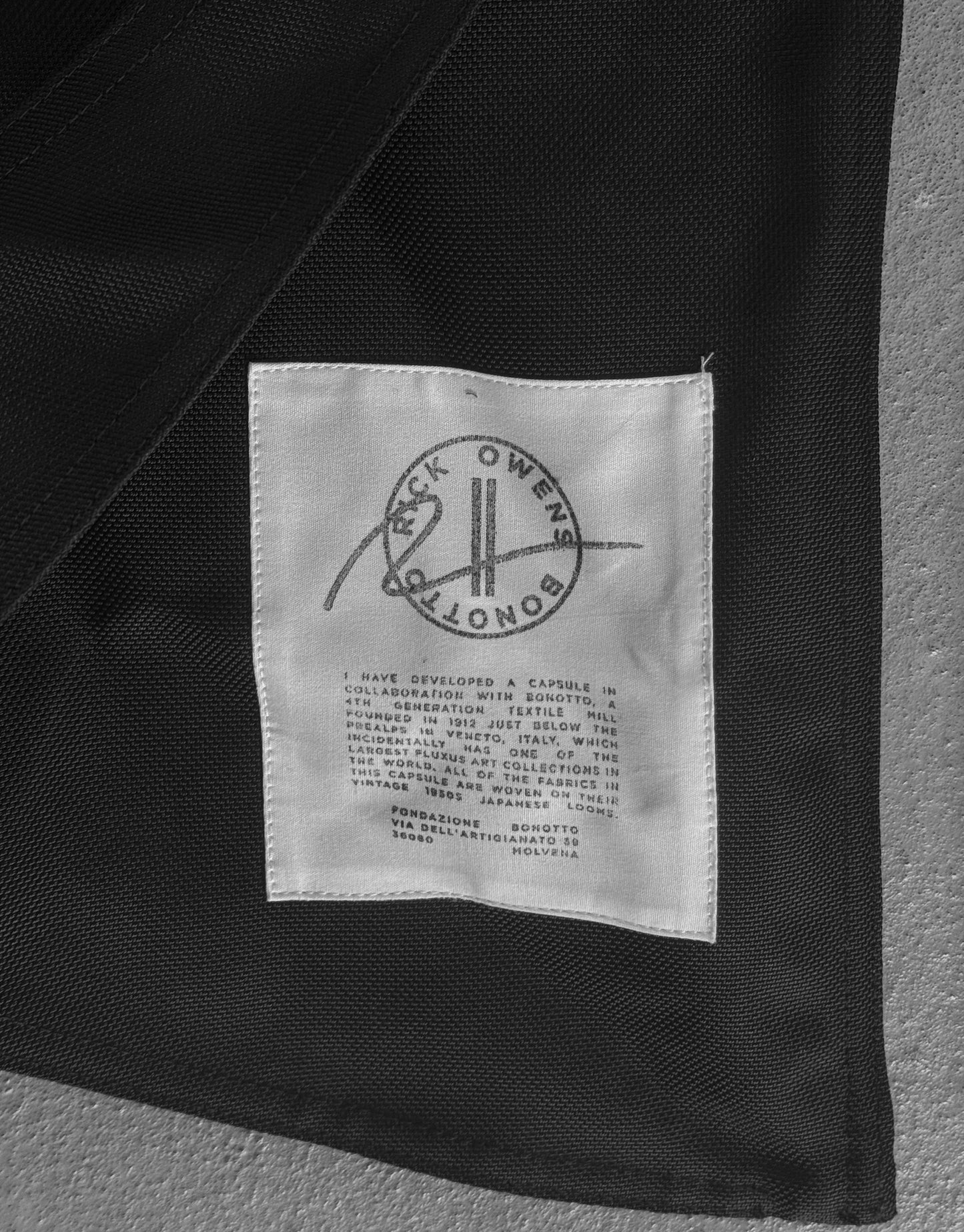 Rick Owens AW23 "LUXOR" Nylon Bauhaus Vest Bag