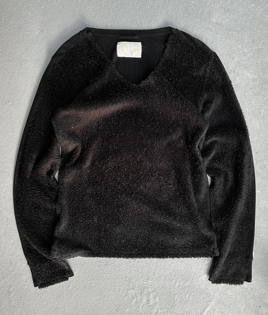 MiharaYasuhiro AW06 Hybrid Fuzzy Wool Sweater