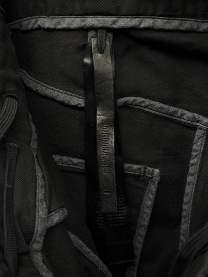 Boris Bidjan Saberi AW24 ‘P13 TF F1939’ Black Light Vinyl Coated Denim