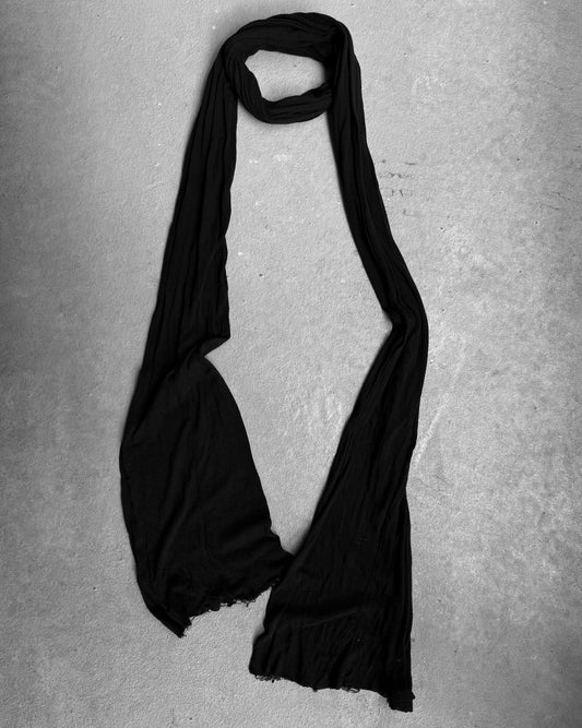 ATTACHMENT by Kazuyuki Kumagai Frayed Double-layered Cotton Scarf