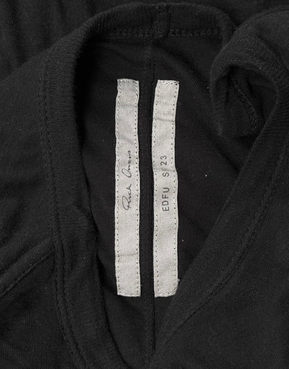 Rick Owens SS23 “EDFU” Black Double-layered Long-sleeves