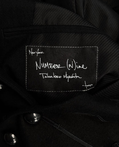 Number (N)ine AW06 “NOIR”Embroidered Wool Napoleon Blazer