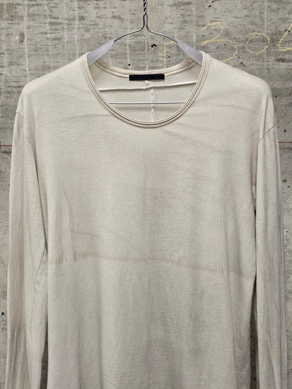 The Viridi-Anne Early 00s Overlock Garment Dyed Cotton Long-sleeves