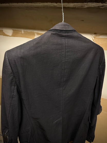 Carol Christian Poell 2010 'GM/2618OOD CORD-PTC/10' Taped Seam Titanium Prosthetic Elbow Overlock Blazer