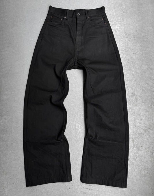 Rick Owens DRKSHDW AW22 “STROBE” 16oz Japanese Heavyweight Cotton ‘Geth Cut’ Wide Leg Denim