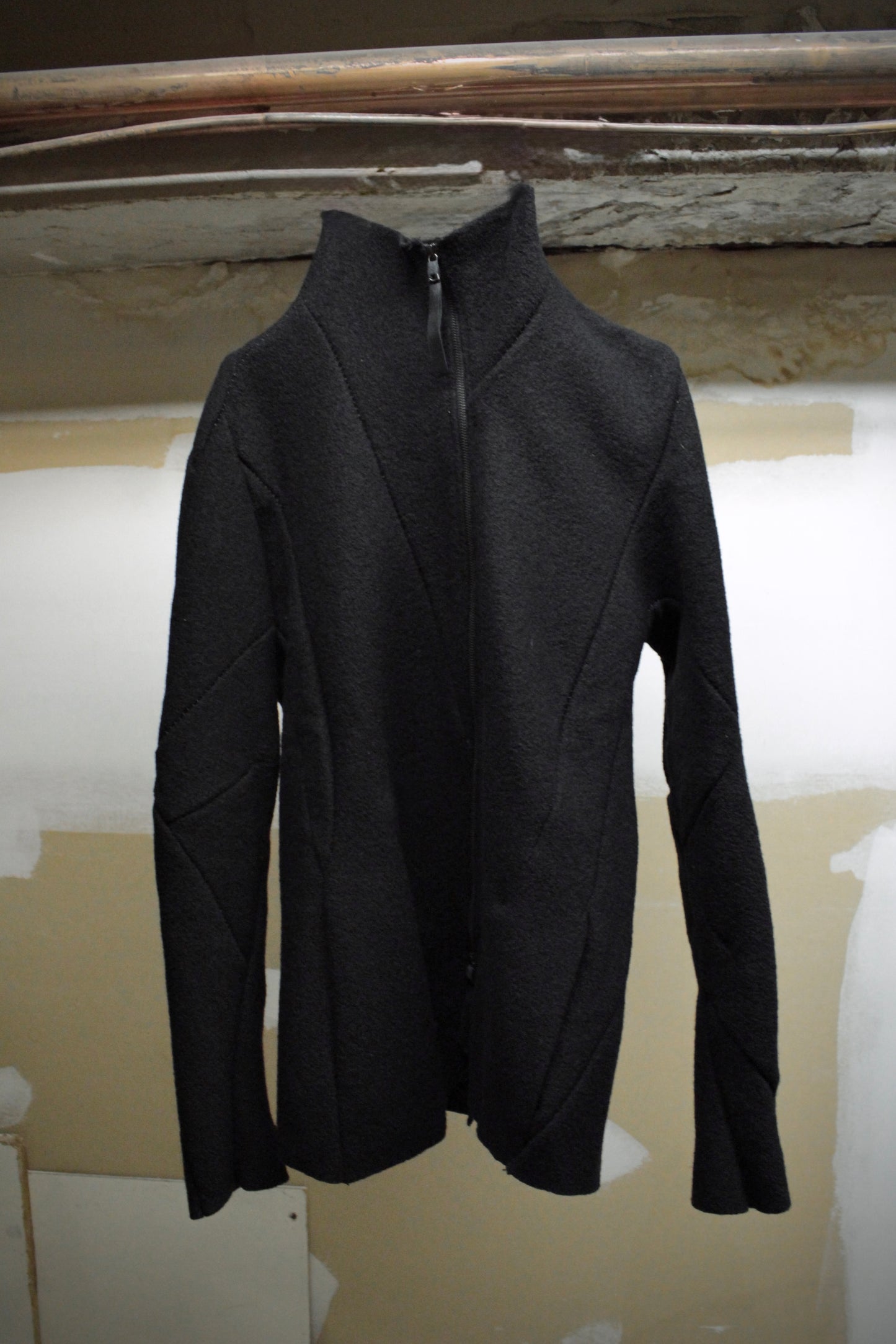 LEON EMANUEL BLANCK 'DIS-M-SJ/02' Virgin Wool Overlock Distortion Strait Jacket | Archive Fashion Toronto