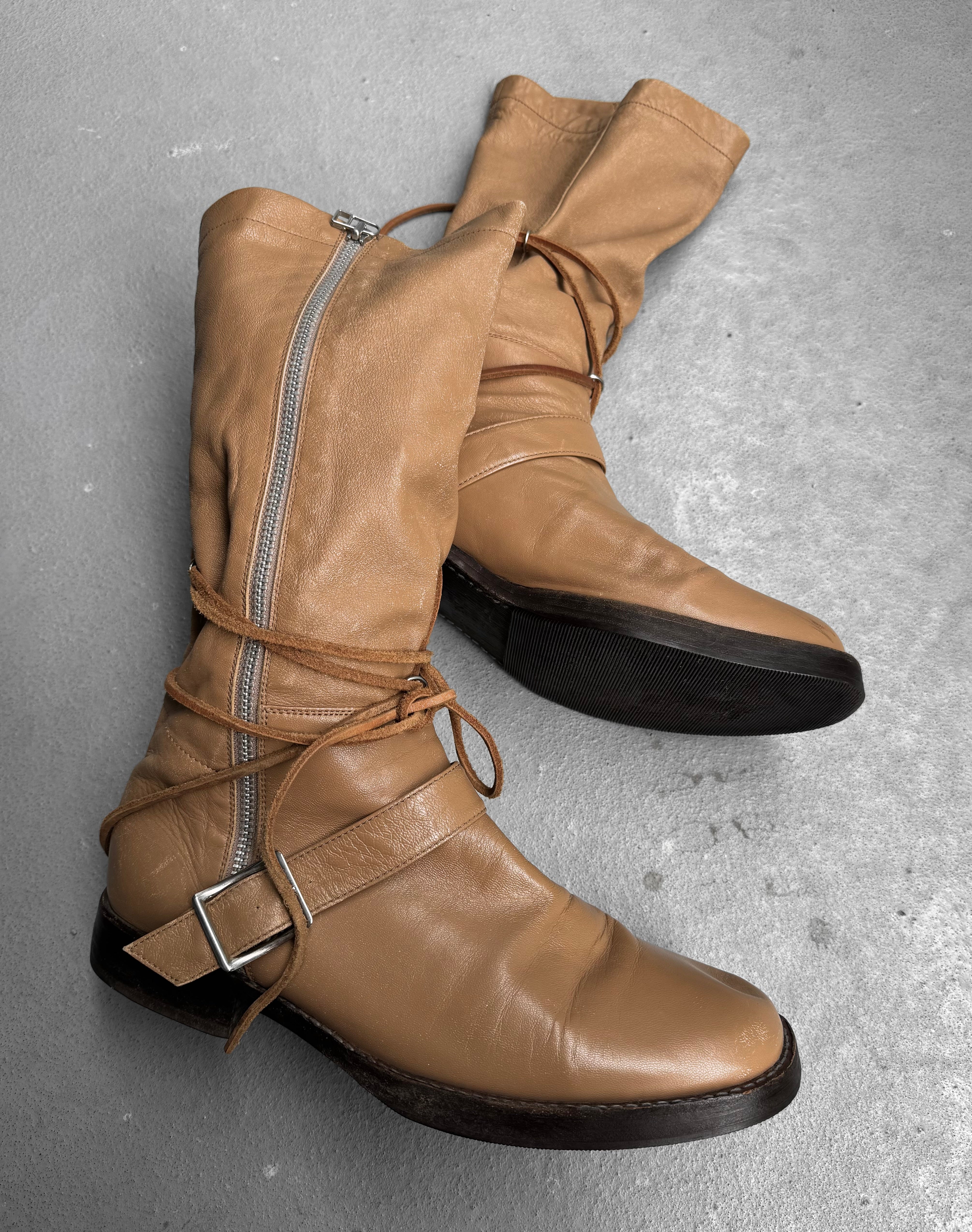 UNDERCOVER AW05 “Arts & Crafts” Beige Lambskin Leather