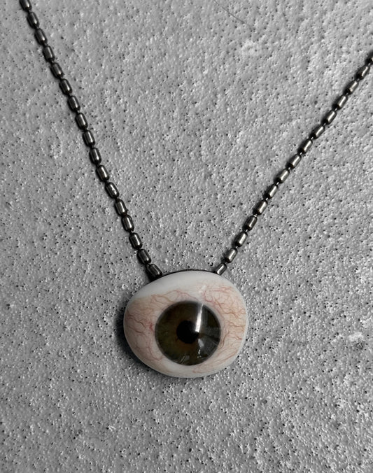 Carol Christian Poell ‘MM/2149’ Prosthetic Eye Silver Chain Necklace