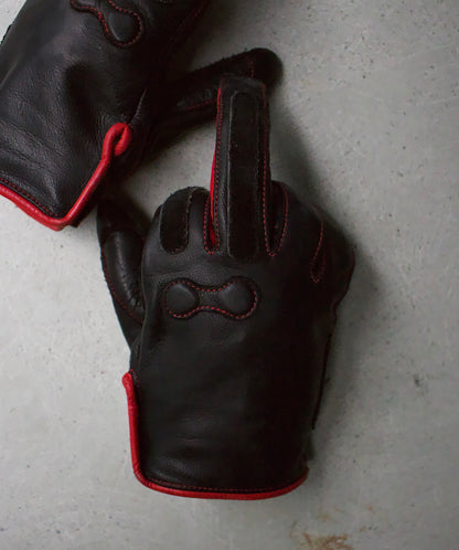 Shinichiro Arakawa Late 90s Motorcycle Racing Leather Gloves