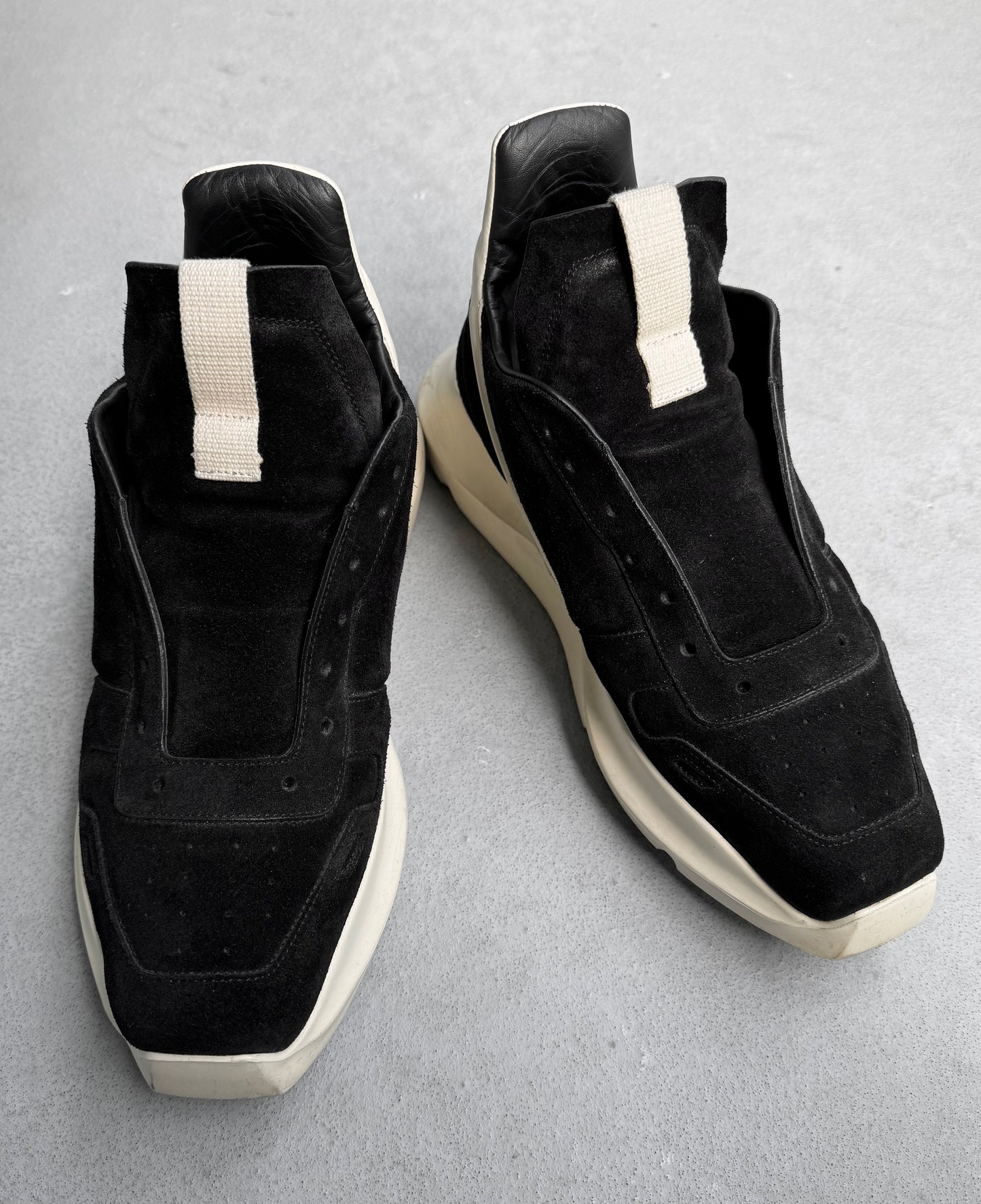 Rick Owens SS23 “EDFU” Suede Leather Geth Runners