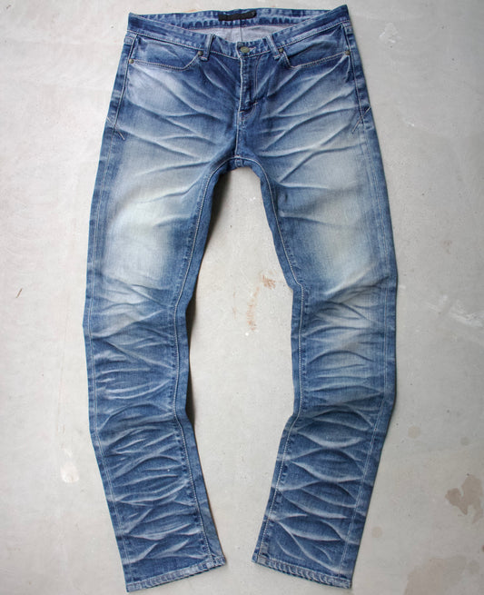 FUGA Early 00s Marble Claws Denim