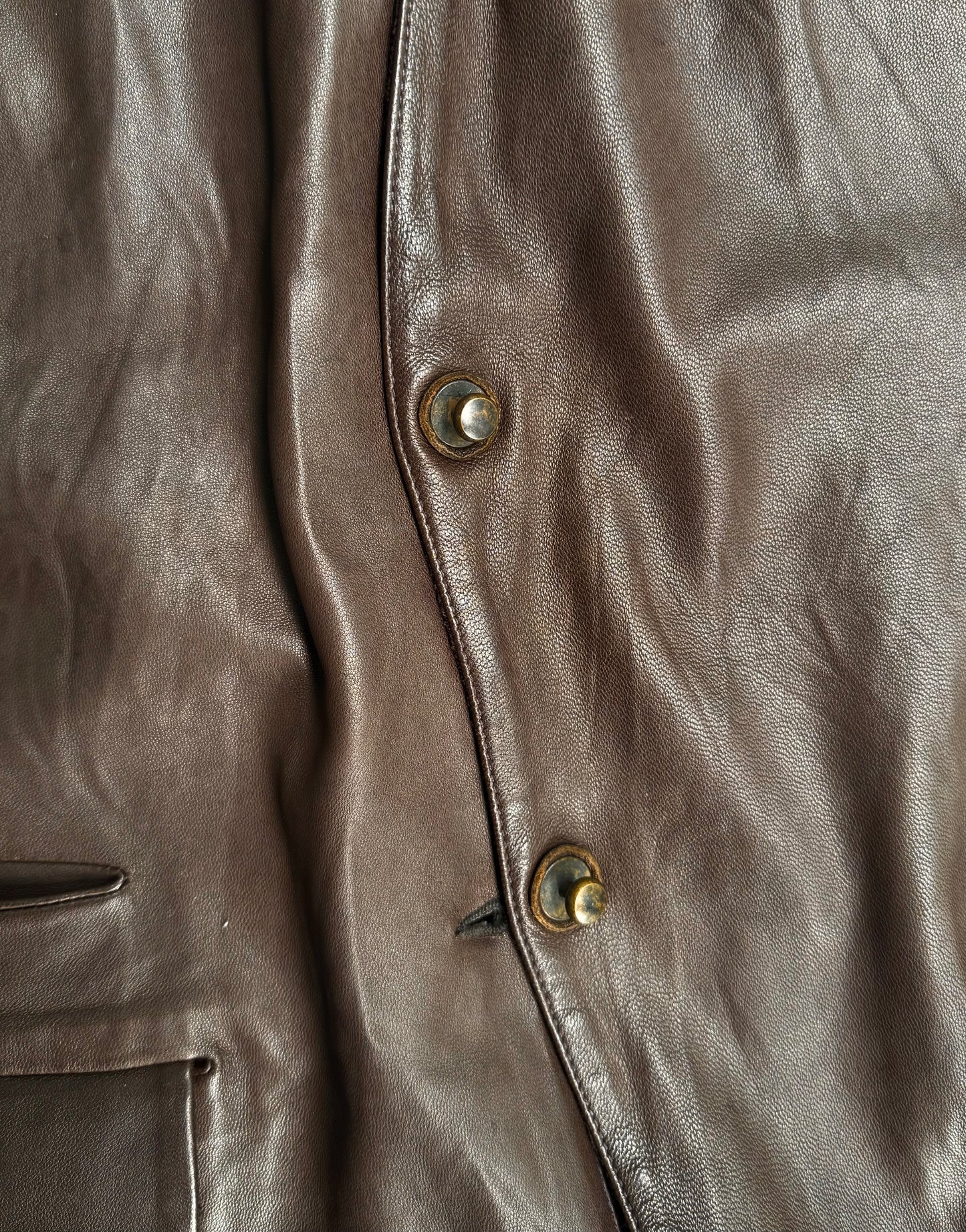 Isaac Sellam: “Experience” Lambskin Leather Hybrid Wool Vest