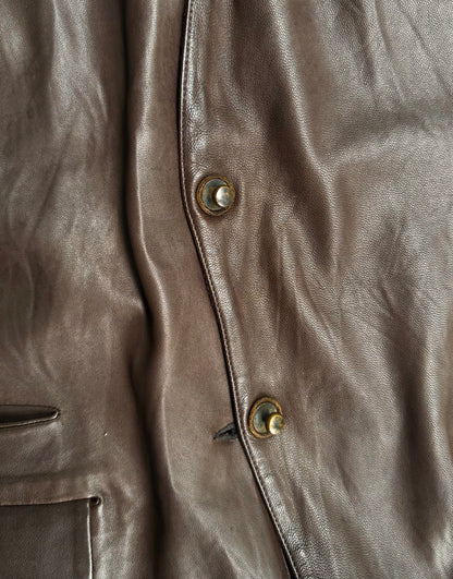 Isaac Sellam: “Experience” Lambskin Leather Hybrid Wool Vest