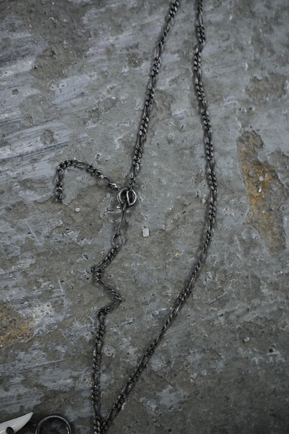 gunda Early 00s Shark Tooth .925 Silver Chain Necklace detail | DRIEW GARMENTS