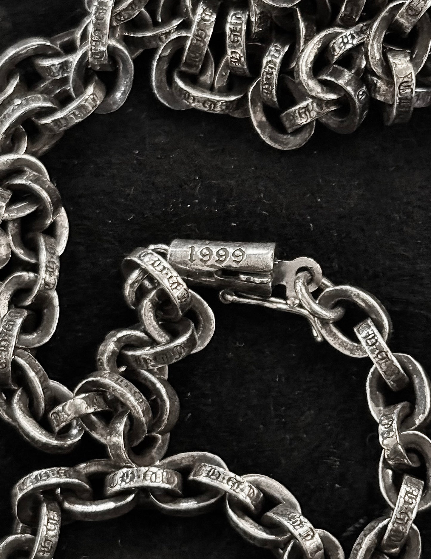 Chrome Hearts “1999” .925 Silver Paper-chain Necklace