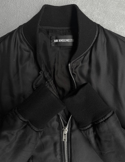 Ann Demeulemeester AW22 Silk Barbara Standard Bomber Jacket