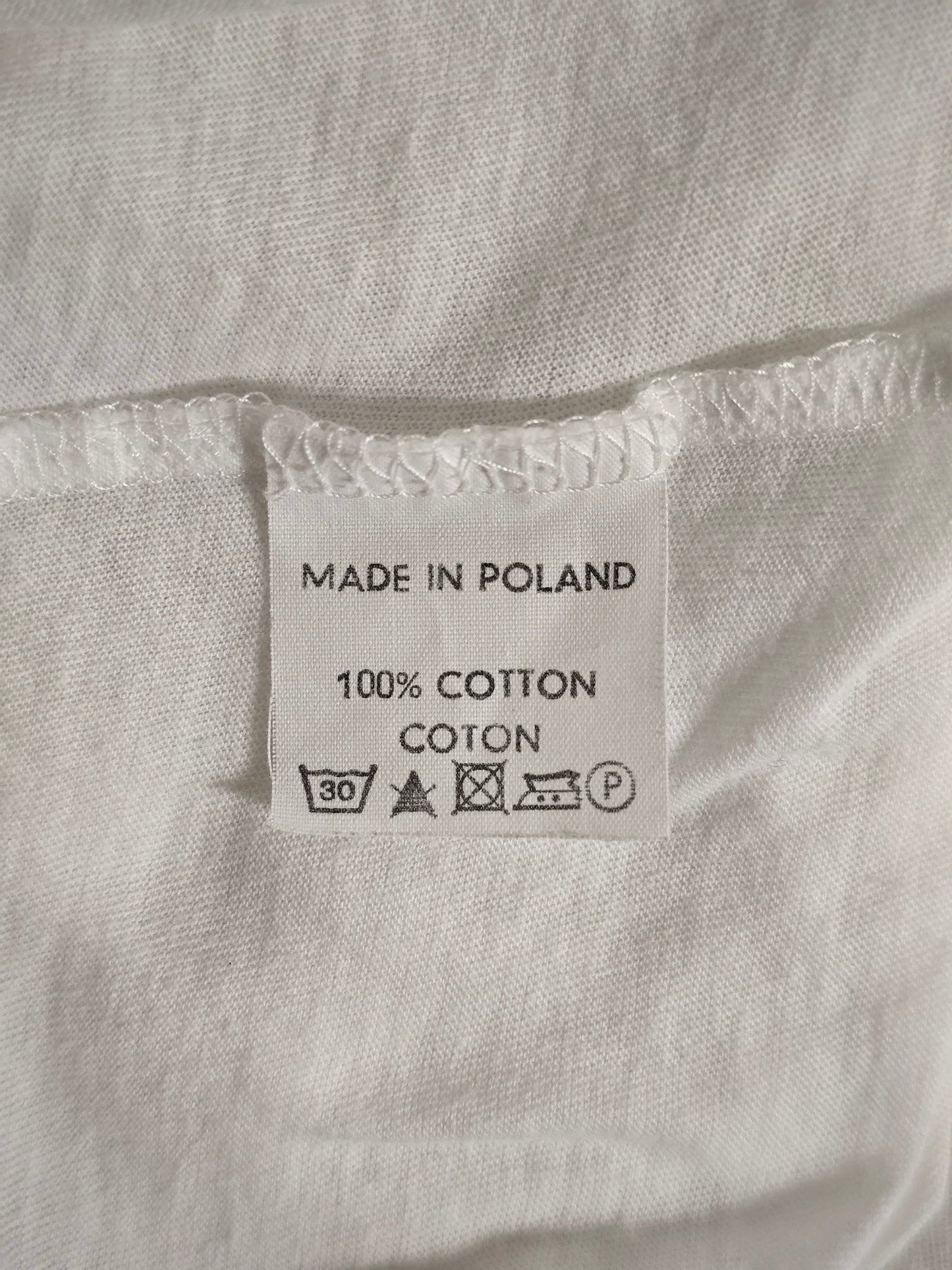 VERONIQUE BRANQUINHO Early 00s White Crewneck Boxy T-Shirt