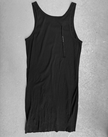 11 by Boris Bidjan Saberi Black Garment-dyed Ribbed Tank Top