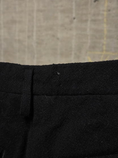Julius_7 AW07 "UNTITLED;" Metalic Wool Double Layer Shorts Leggings