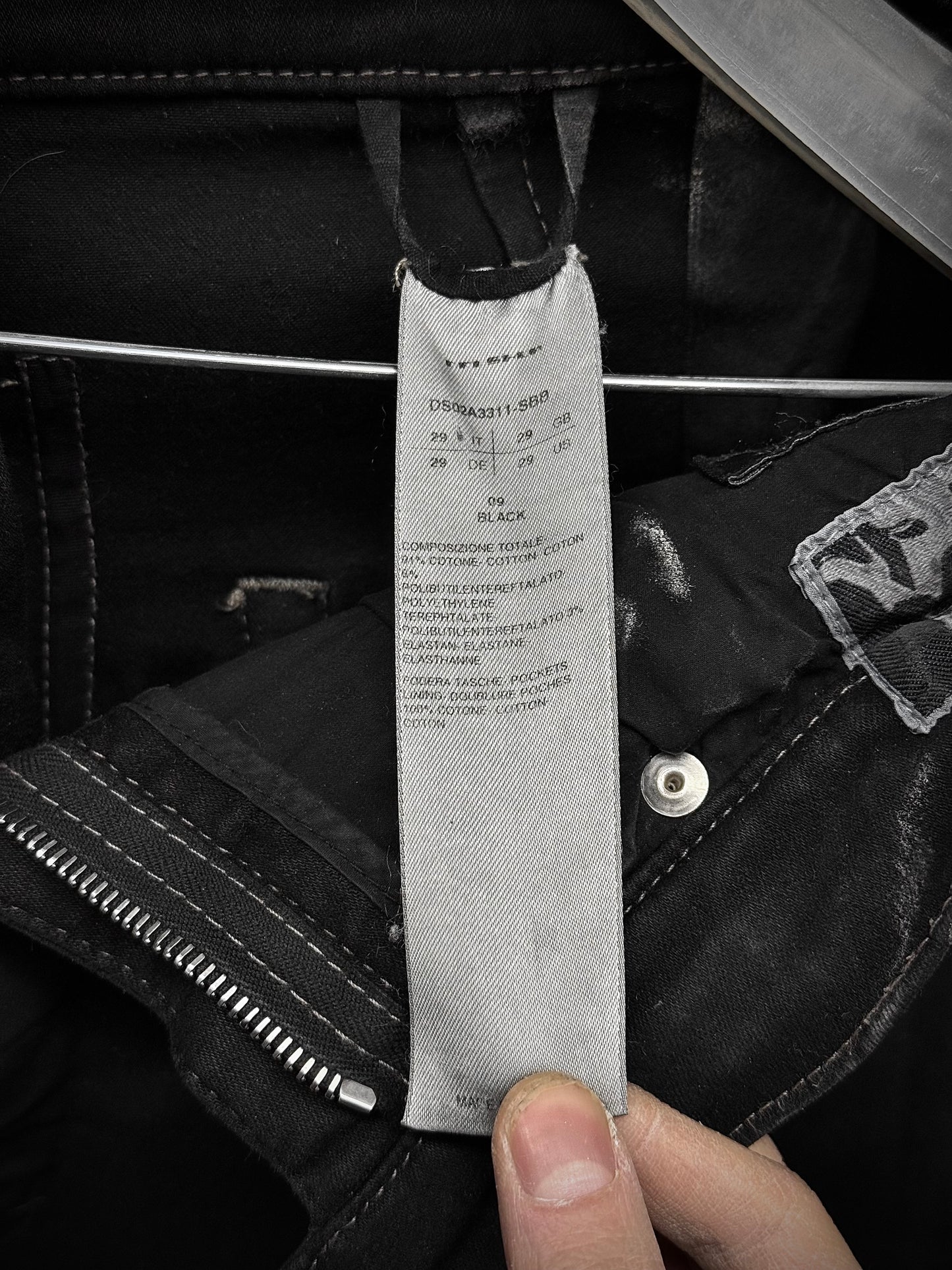 Rick Owens DRKSHDW AW21 "GETHSEMANE" 'BOLANS BOOTCUT' Waxed Flare Denim