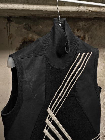 Rick Owens AW15 "SPHINX" Geopatch Mock Neck Tunic