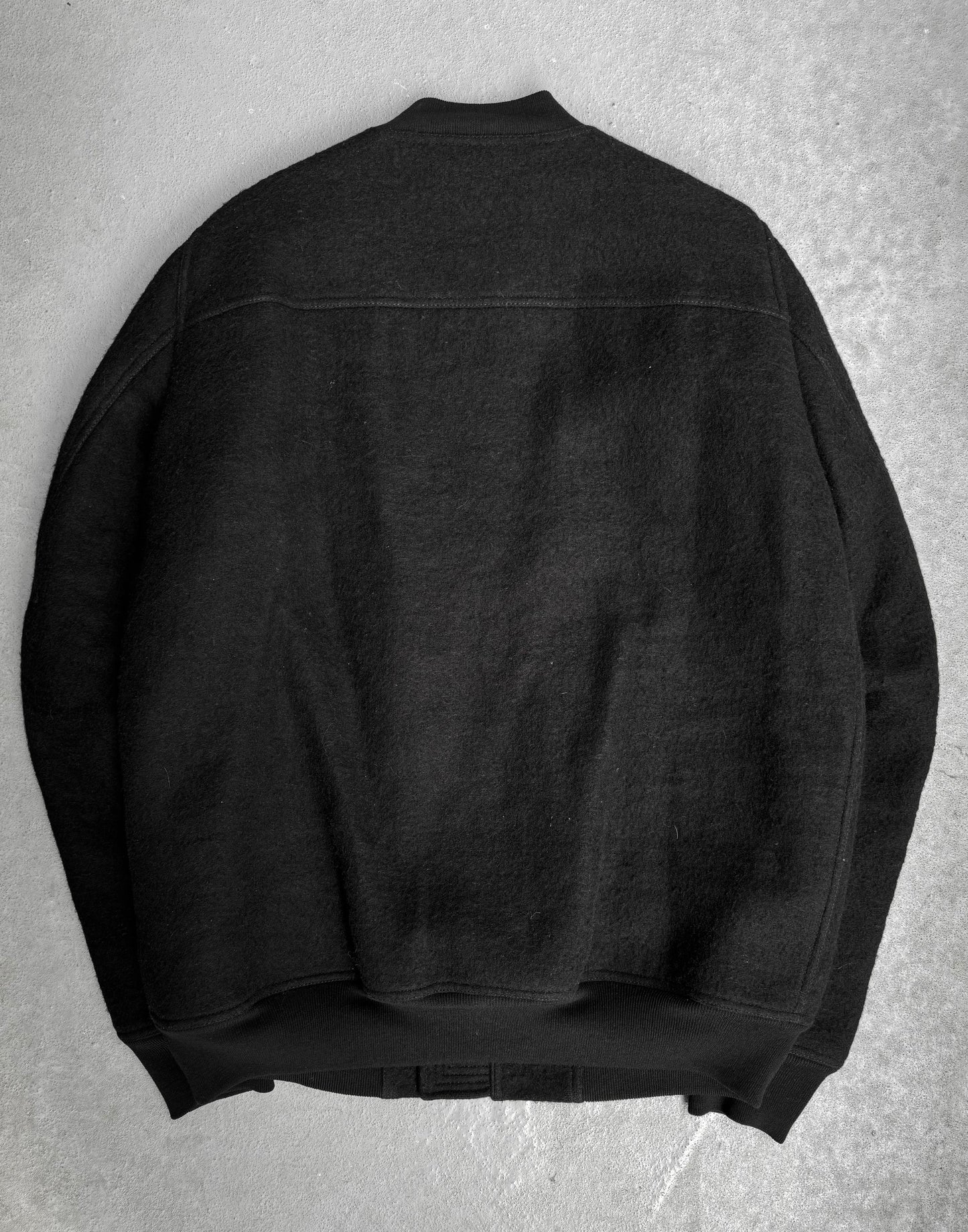 Rick Owens AW18 “SISYPHUS” Boiled Wool Padded Bomber Jacket