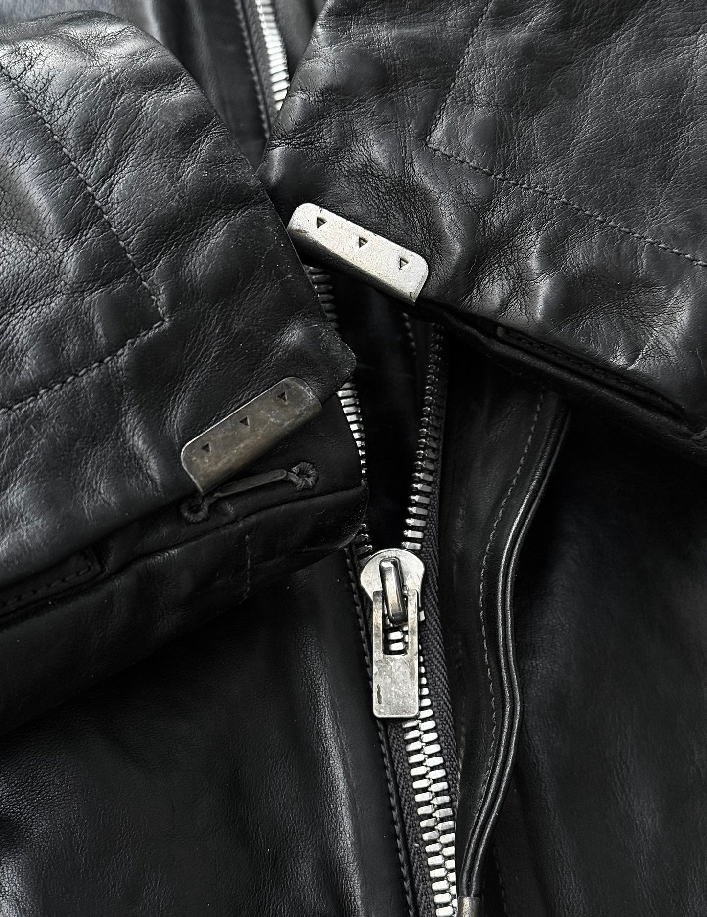 Carol Christian Poell ‘LM/2498 CORS-PTC/010’ Object-dyed Lined Scarstitch Horse Leather Jacket