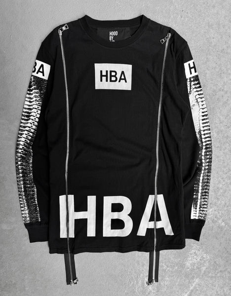 Hood By Air AW13 Zipped 'Giger' Graphic Long-sleeves – DRIEW