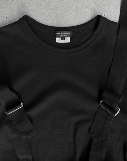 COMME des GARÇONS HOMME PLUS SS20 Suspender Cut-out T-shirt