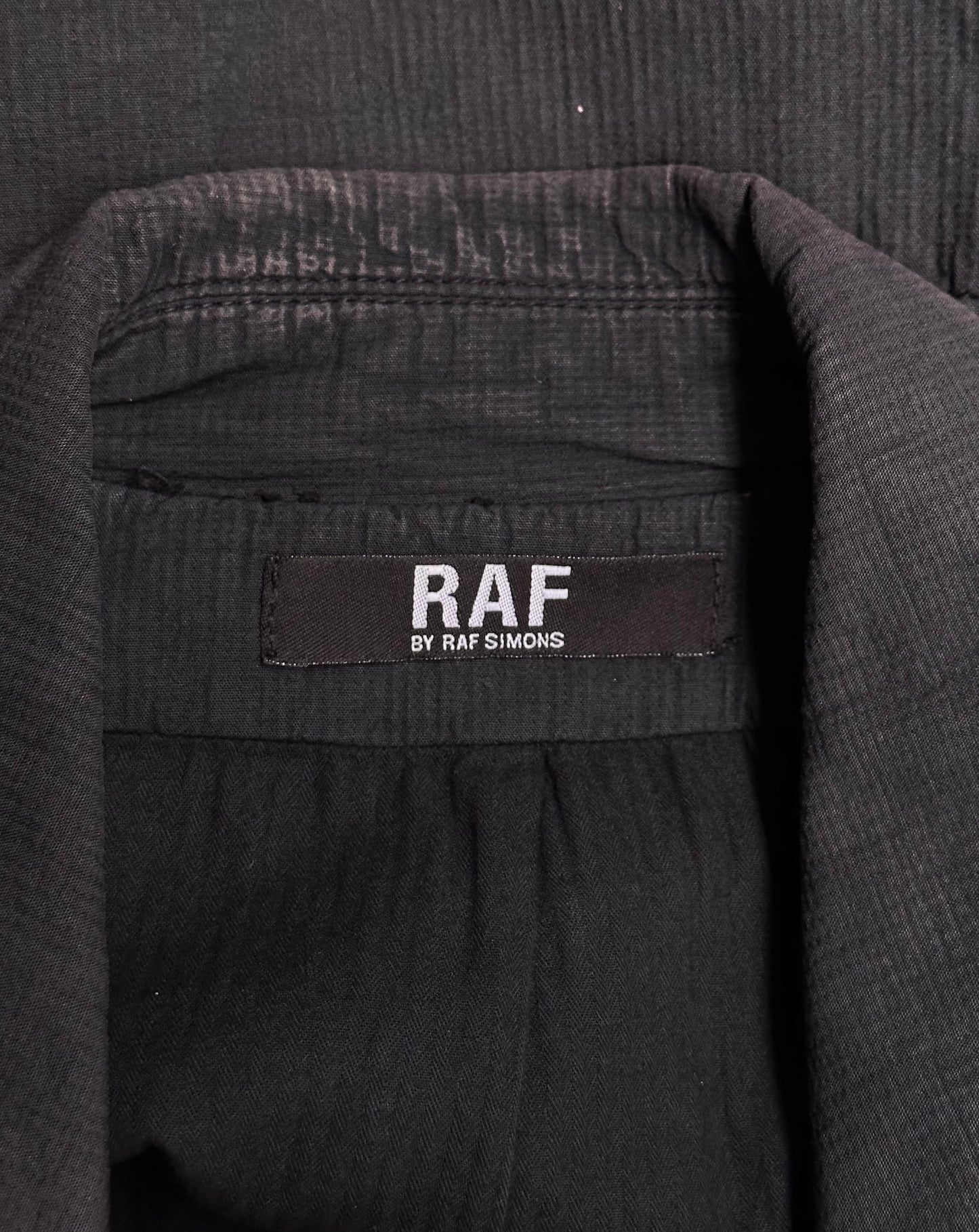 RAF by Raf Simons SS03 ‘CONSUMED’ Faded Cotton Rider Jacket