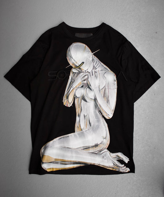 SORAYAMA x juun.j AW15 “Sexy Robot” Embroidered Logo Graphic T-shirt