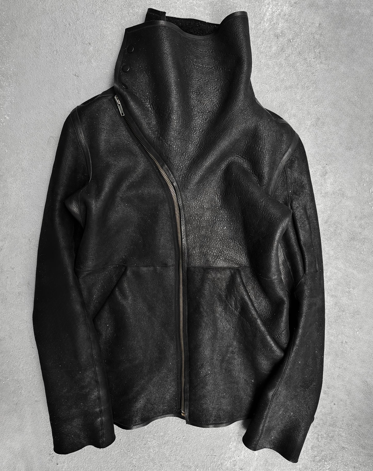 Rick Owens AW10 “GLEAM” Showtek Shearling Lamb Leather Jacket