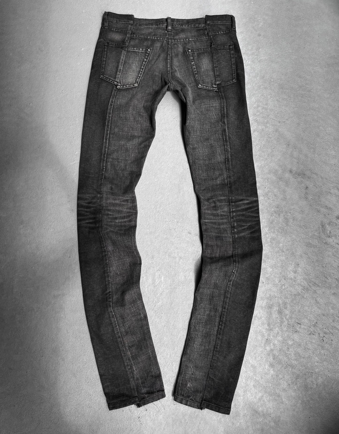 *SAMPLE* MiharaYasuhiro AW07 Reconstructed Hybrid Skinny Denim