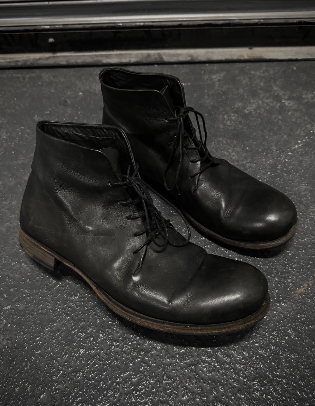 m.a+ by Maurizio Amadei 'S1A2' VA 1.5 One Piece Leather Short Boots